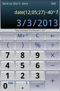 Easy Calculator Pro 1.3.7. Скриншот 2
