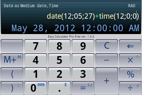 Easy Calculator Pro 1.3.7. Скриншот 6
