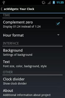 acWidgets: Your Clock 014-build-183. Скриншот 5