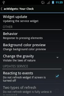 acWidgets: Your Clock 014-build-183. Скриншот 7