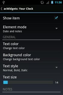 acWidgets: Your Clock 014-build-183. Скриншот 8