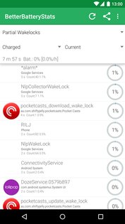 BetterBatteryStats 3.0-485 beta. Скриншот 3