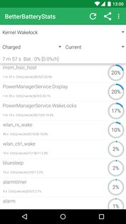 BetterBatteryStats 3.0-485 beta. Скриншот 4