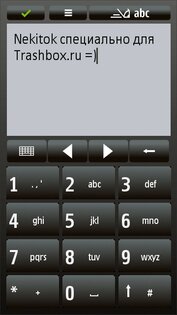 Мод клавиатуры для nokia 5228, nokia 5230, nokia 5800. Скриншот 1