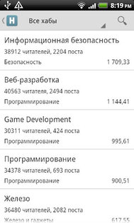 HabReader 2.0.1. Скриншот 2