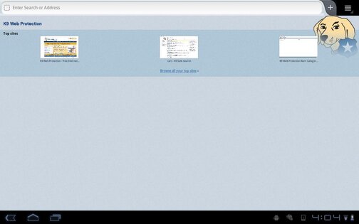 K9 Web Protection Browser 1.1.93. Скриншот 2