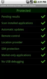 Zoner AntiVirus 1.16.0. Скриншот 2