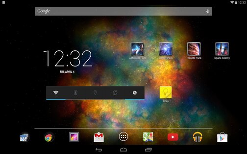 Vortex Galaxy Live Wallpaper 2.6.3. Скриншот 2