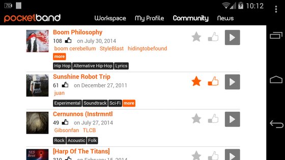 PocketBand 3.7.2. Скриншот 13