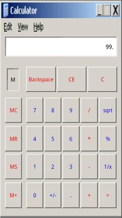 Windows Calculator 1.5. Скриншот 2