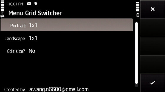 Menu Grid Switcher 1.02. Скриншот 2