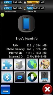 MemoryInfo by alex8405 ED. Скриншот 1