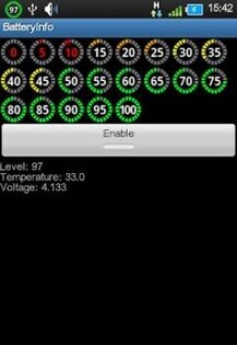 Battery info 0.1. Скриншот 1