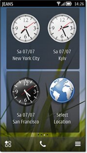 Dual Clock Widgets 1.10. Скриншот 2