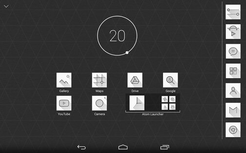 Atom Launcher 2.2.92. Скриншот 11