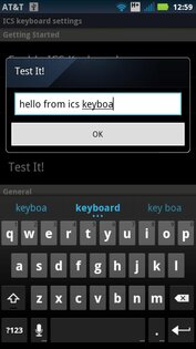 ICS - Keyboard 1.4.1. Скриншот 1