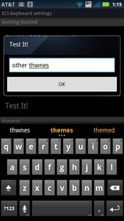 ICS - Keyboard 1.4.1. Скриншот 5