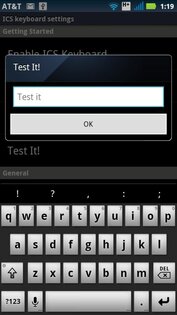 ICS - Keyboard 1.4.1. Скриншот 6
