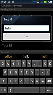 ICS - Keyboard 1.4.1. Скриншот 7