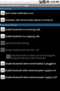 Automatic Bluetooth Toggle 2.0.0. Скриншот 1