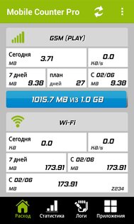 Mobile Counter 5.2. Скриншот 1