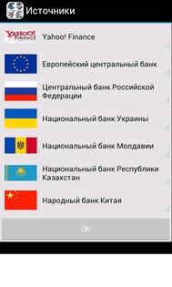 Таблица курсов валют 7.5.1. Скриншот 2