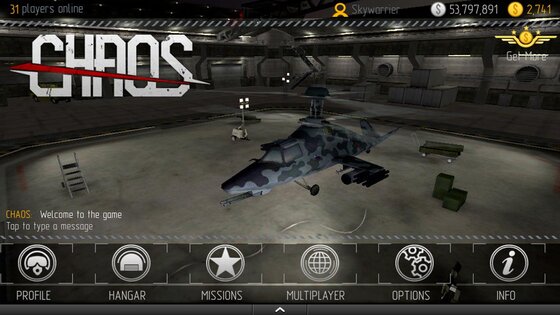 CHAOS Combat Helicopter 3D 6.1.8. Скриншот 5
