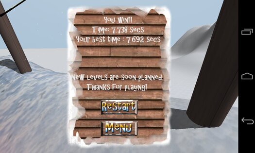 Extreme Luging 3D 3.0. Скриншот 6