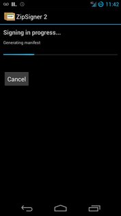 ZipSigner 3.4. Скриншот 2