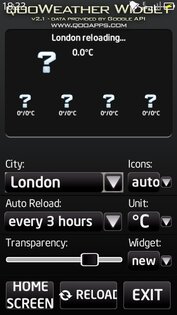 qooWeather Widget 5.0.0. Скриншот 1