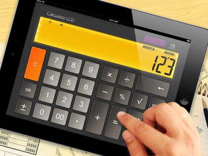 Calculator LCD. Скриншот 1