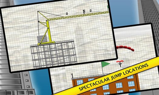 Stickman Base Jumper 4.2. Скриншот 12