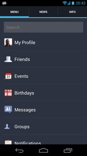 Flipster for Facebook* 1.506. Скриншот 1