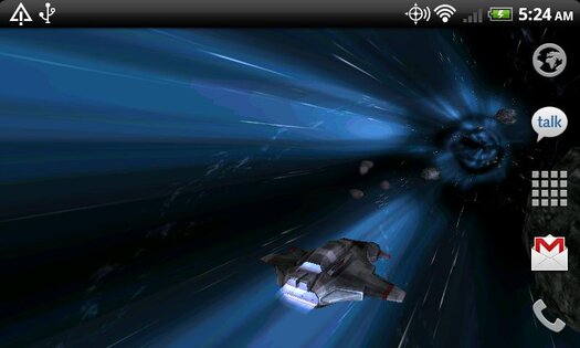 Jumpgate Free Live Wallpaper 1.7. Скриншот 7