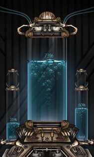 Battery widget live wallpapers 1.05. Скриншот 1