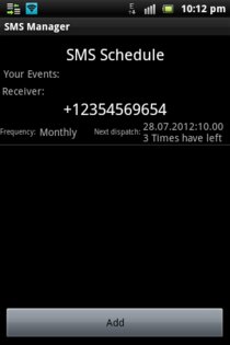 SMS Manager / Менеджер SMS 1.7. Скриншот 2