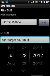 SMS Manager / Менеджер SMS 1.7. Скриншот 3