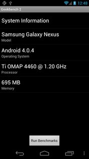 Geekbench 2 2.4.3. Скриншот 1