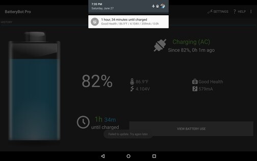 BatteryBot 12.0.0. Скриншот 2
