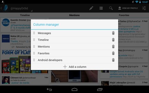TweetLine for Android 1.1. Скриншот 2