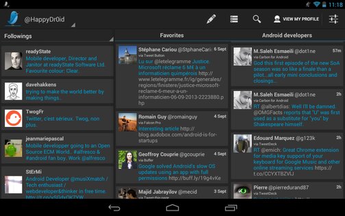 TweetLine for Android 1.1. Скриншот 5