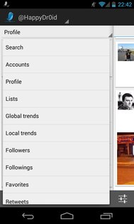 TweetLine for Android 1.1. Скриншот 9