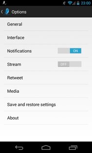 TweetLine for Android 1.1. Скриншот 12