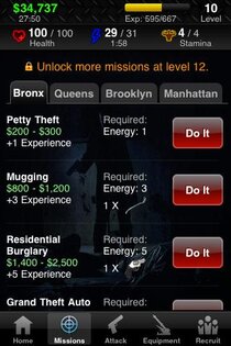 iMobsters 1.6.3. Скриншот 5