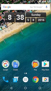 Retro Clock Widget 3.1. Скриншот 1