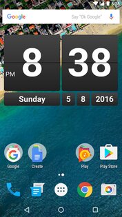 Retro Clock Widget 3.1. Скриншот 2