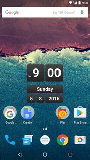 Retro Clock Widget 3.1. Скриншот 3