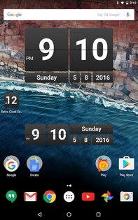 Retro Clock Widget 3.1. Скриншот 6