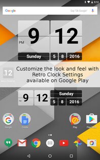 Retro Clock Widget 3.1. Скриншот 7