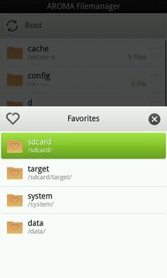 AROMA Filemanager 1.01 BUILD 120810-003 RUS. Скриншот 1